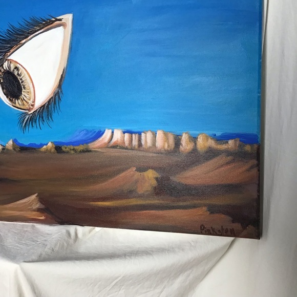 LThe Eye acrylic on canvas - Picture 13 of 16